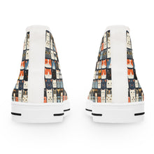 Load image into Gallery viewer, Colorful Cat High Top Sneakers