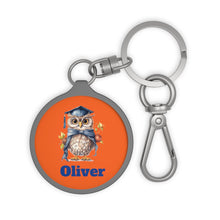 Load image into Gallery viewer, Personalized Kids Keychain: Custom Backpack Tag, Owl Design