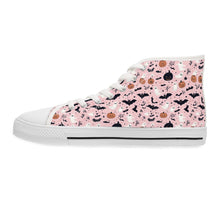 Load image into Gallery viewer, Pink Halloween High Top Sneakers