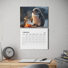 Load image into Gallery viewer, Penguin Wall Calendar 2027 with Cute and Unique Images, Animal Calendar, Arctic Animals Calendar, Wildlife Calendar, Adorable Animal