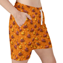 Load image into Gallery viewer, Rubber Duck & Clown Fish Swim Trunks