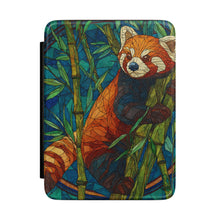 Load image into Gallery viewer, Personalized Red Panda Kindle Case, Stained Glass eReader Cover, Book Lover Gift