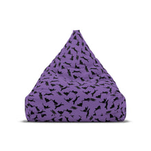 Load image into Gallery viewer, Purple Cat Bean Bag Chair Cover