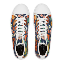 Load image into Gallery viewer, Autumn Leaf Print High Top Sneakers: Women's Fall Fashion