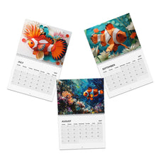 Load image into Gallery viewer, Clownfish Calendar 2027, Cute Clownfish Wall Calendar, Clownfish Lover Gift, Ocean Animal Art