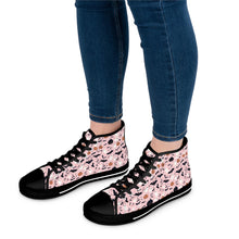 Load image into Gallery viewer, Pink Halloween High Top Sneakers
