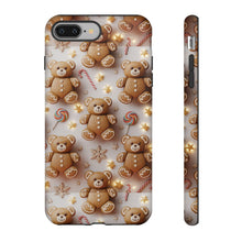 Load image into Gallery viewer, 3D Gingerbread Teddy Bear Phone Case, Christmas Protective Cover