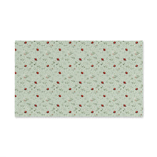 Load image into Gallery viewer, Ladybug Botanical Floral Print Hand Towel