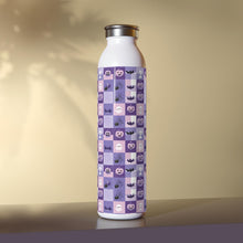 Load image into Gallery viewer, Halloween Pattern Water Bottle ,Slim Stainless Steel Flask, Spooky Accesories, Seasonal Gift, Eco-Friendly Drinkware