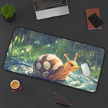 Load image into Gallery viewer, Snail Desk Mat, Whimsical Animal Mouse Pad