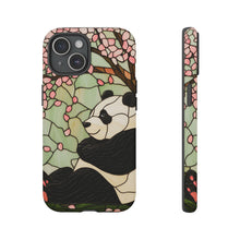 Load image into Gallery viewer, Panda Stained Glass Design Tough Phone Case