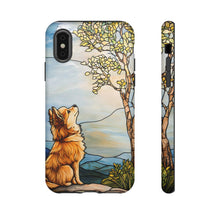 Load image into Gallery viewer, Stained Glass Dog Phone Case: Colorful Protector Cover