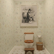 Load image into Gallery viewer, Funny Otter on Toilet Matte Vertical Poster | Bathroom Decor, Otter Lover Art