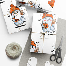 Load image into Gallery viewer, Cute Cartoon Ghost Halloween Gift Wrap Paper
