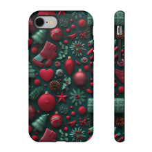Load image into Gallery viewer, 3D Christmas Ornament Tough Case – Holiday Phone Cover