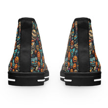 Load image into Gallery viewer, AI-Designed Halloween High Top Sneakers, Polyester Canvas Shoes