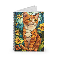 Load image into Gallery viewer, Ginger Cat Spiral Notebook,Kawaii Stationery Gift