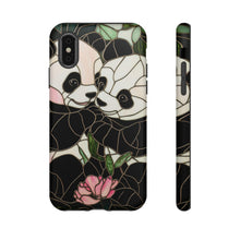 Load image into Gallery viewer, Stained Glass Panda Phone Case: 3D Wrap Protective Cover