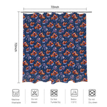 Load image into Gallery viewer, Cute Clownfish Shower Curtain Set | 4-Piece Ocean Bathroom Decor | Flannel Mats + Waterproof Curtain