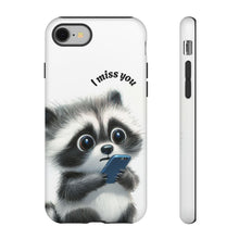 Load image into Gallery viewer, Cute Raccoon Tough Cases, Phone Cover For Kids, Protective Phone Case, Animal Lover Gift, Child Friendly Phone Accessories. iPhone Case