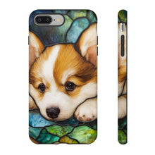 Load image into Gallery viewer, Corgi Dog Art Phone Case, Pet Lover Gift, Protective Cover