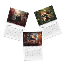 Load image into Gallery viewer, Red Panda Calendar 2027, Cute Red Panda Wall Calendar, Funny Animal Art, Red Panda Lover Gift