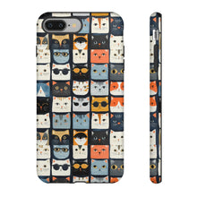 Load image into Gallery viewer, Playful Cat Faces Phone Case, Pet Lover Gift