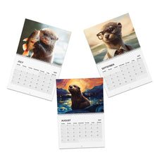 Load image into Gallery viewer, Otter Calendar 2027, Funny Otter Wall Calendar, Cute Otter Calendar, Otter Lover Gift, Wildlife Calendar, Cute Animal Gift
