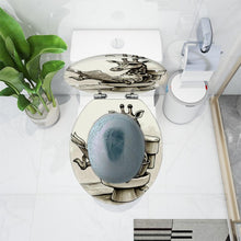 Load image into Gallery viewer, Funny Giraffe Toilet Seat: Humorous Resin Bathroom Decor, Housewarming gift for new home, Gift for animal lovers, unique xmas gift