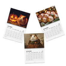 Load image into Gallery viewer, Guinea Pig Calendar 2027, Cute Guinea Pig Wall Calendar, Guinea Pig Lover Gift, Cavy Gift, Cute Pet Calendar, Christmas Gift