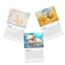 Load image into Gallery viewer, Alpaca Calendar 2027, Cute Alpaca Wall Calendar, Alpaca Lover Gift, Funny Animal Art