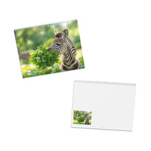 Load image into Gallery viewer, Zebra Calendar 2027, Funny Zebra Wall Calendar, Zebra Lover Gift, Cute Animal Calendar
