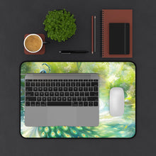 Load image into Gallery viewer, Peacock Desk Mat: Romantic Neoprene Workspace Accessory