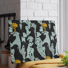 Load image into Gallery viewer, Dalmatian Pattern Glass Cutting Board | Dotted Dog Kitchen Decor