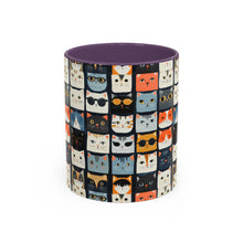 Load image into Gallery viewer, Cat Design Coffee Mug, Cute Kitty Ceramic Cup