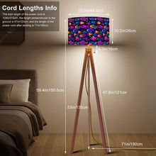 Load image into Gallery viewer, Tripod Floor Lamp, Colorful Fish Pattern Design, Christmas Gift For Fisherman