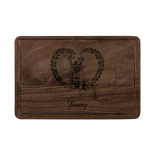 Load image into Gallery viewer, Personalized Labrador Cutting Board, Labrador Memorial Gift, Dog Lover Kitchen Decor, Engraved Dog Lover Gift, Wooden Kitchen Keepsake