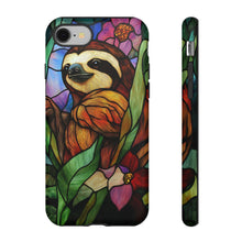 Load image into Gallery viewer, Sloth Stained Glass Phone Case: Impact Resistant Protective Cover