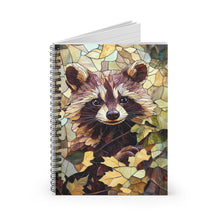 Load image into Gallery viewer, Raccoon Spiral Notebook - Funny Animal Journal