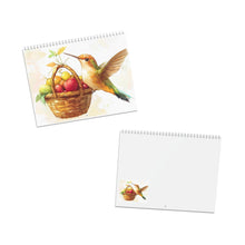 Load image into Gallery viewer, Hummingbird Calendar 2027, Colorful Hummingbird Wall Calendar, Bird Lover Gift, Nature Lover Gift, Bird Calendar, Wildlife Decor