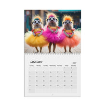 Load image into Gallery viewer, Meerkat Calendar 2027, Cute Meerkat Wall Calendar, Meerkat Lover Gift, Wildlife Calendar, Funny Animal Calendar, Christmas Gift