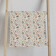 Load image into Gallery viewer, Autumn Mushroom Pattern Hand Towel | Fall Foliage Floral