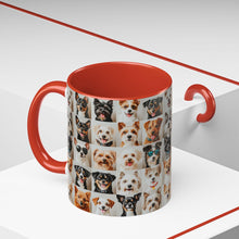 Load image into Gallery viewer, Cute Dogs Design Mug, Cute Puppy Ceramic Cup, Pet Lover Coffee Cup, Animal Print Tea Mug, Gift for Dog Owners
