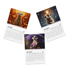 Load image into Gallery viewer, Meerkat Calendar 2027, Cute Meerkat Wall Calendar, Meerkat Lover Gift, Wildlife Calendar, Funny Animal Calendar, Christmas Gift