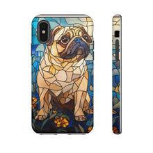 Load image into Gallery viewer, Pug Dog Tough Phone Case: Stained Glass Pet Lover Cover