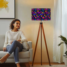 Load image into Gallery viewer, Tripod Floor Lamp, Colorful Fish Pattern Design, Christmas Gift For Fisherman