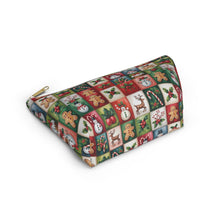 Load image into Gallery viewer, Christmas Patchwork Icons Accessory Pouch