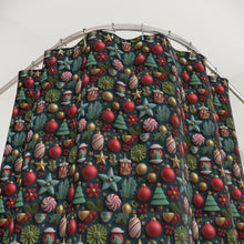 Load image into Gallery viewer, Christmas Shower Curtain - Festive Holiday Bathroom Decor