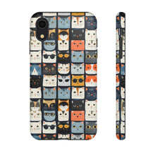 Load image into Gallery viewer, Playful Cat Faces Phone Case, Pet Lover Gift
