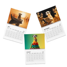 Load image into Gallery viewer, Meerkat Calendar 2027, Cute Meerkat Wall Calendar, Meerkat Lover Gift, Wildlife Calendar, Funny Animal Calendar, Christmas Gift